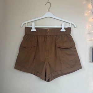 Abercrombie Brown Women's Utility Cargo Shorts